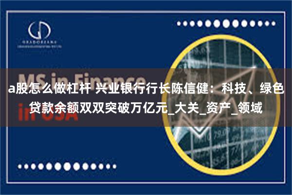 a股怎么做杠杆 兴业银行行长陈信健：科技、绿色贷款余额双双突破万亿元_大关_资产_领域