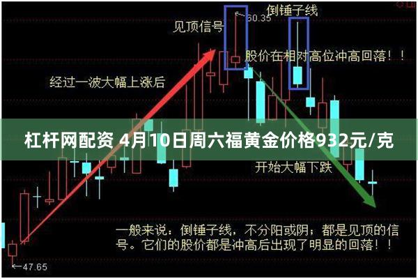 杠杆网配资 4月10日周六福黄金价格932元/克