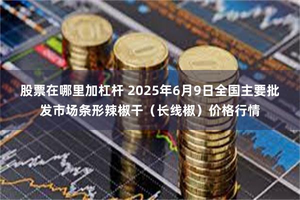 股票在哪里加杠杆 2025年6月9日全国主要批发市场条形辣椒干（长线椒）价格行情
