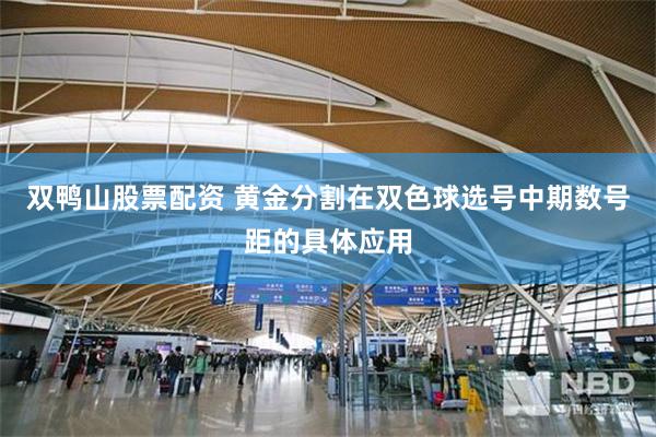 双鸭山股票配资 黄金分割在双色球选号中期数号距的具体应用